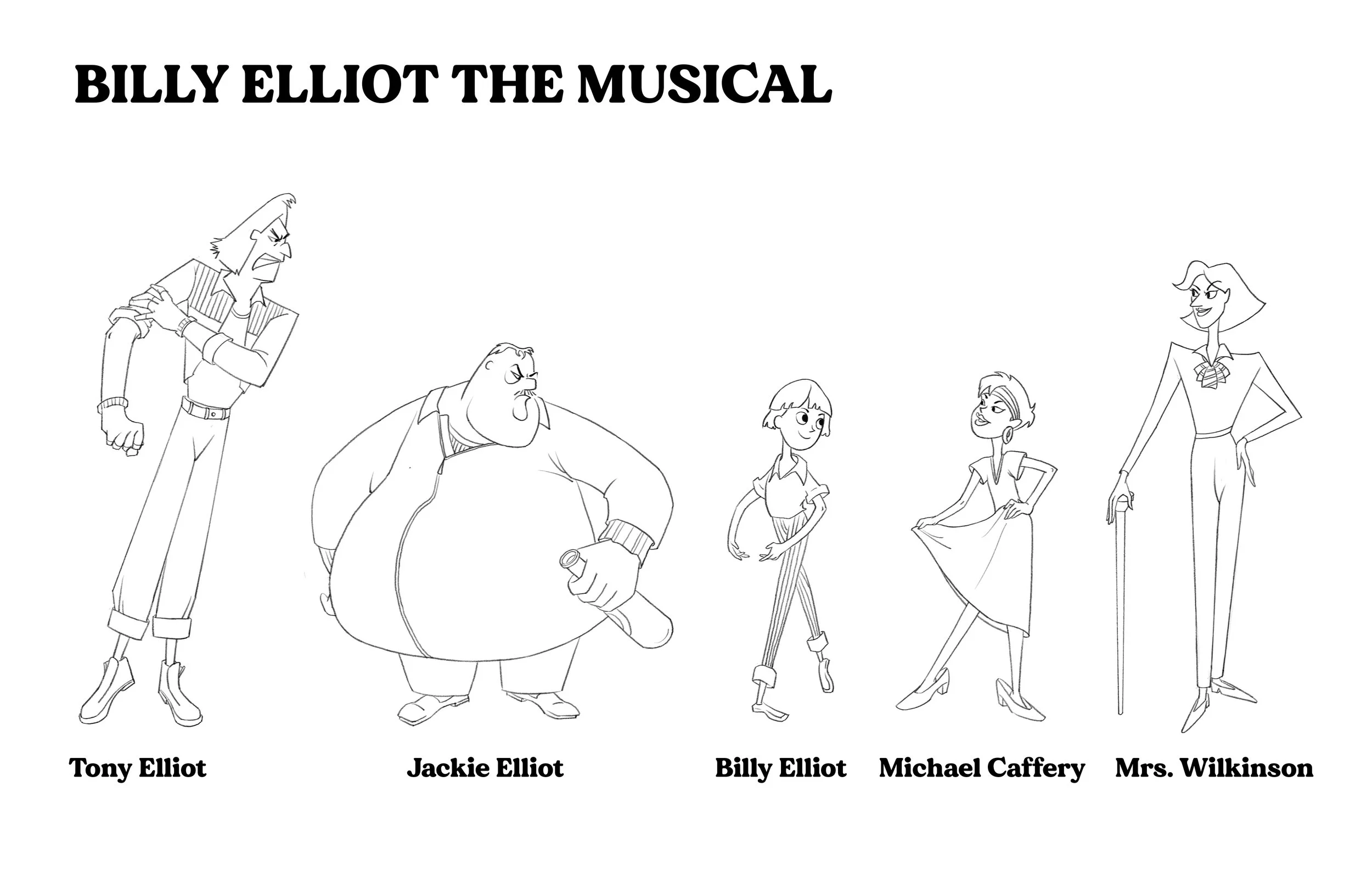 Billy Elliot the Musical principal character lineup